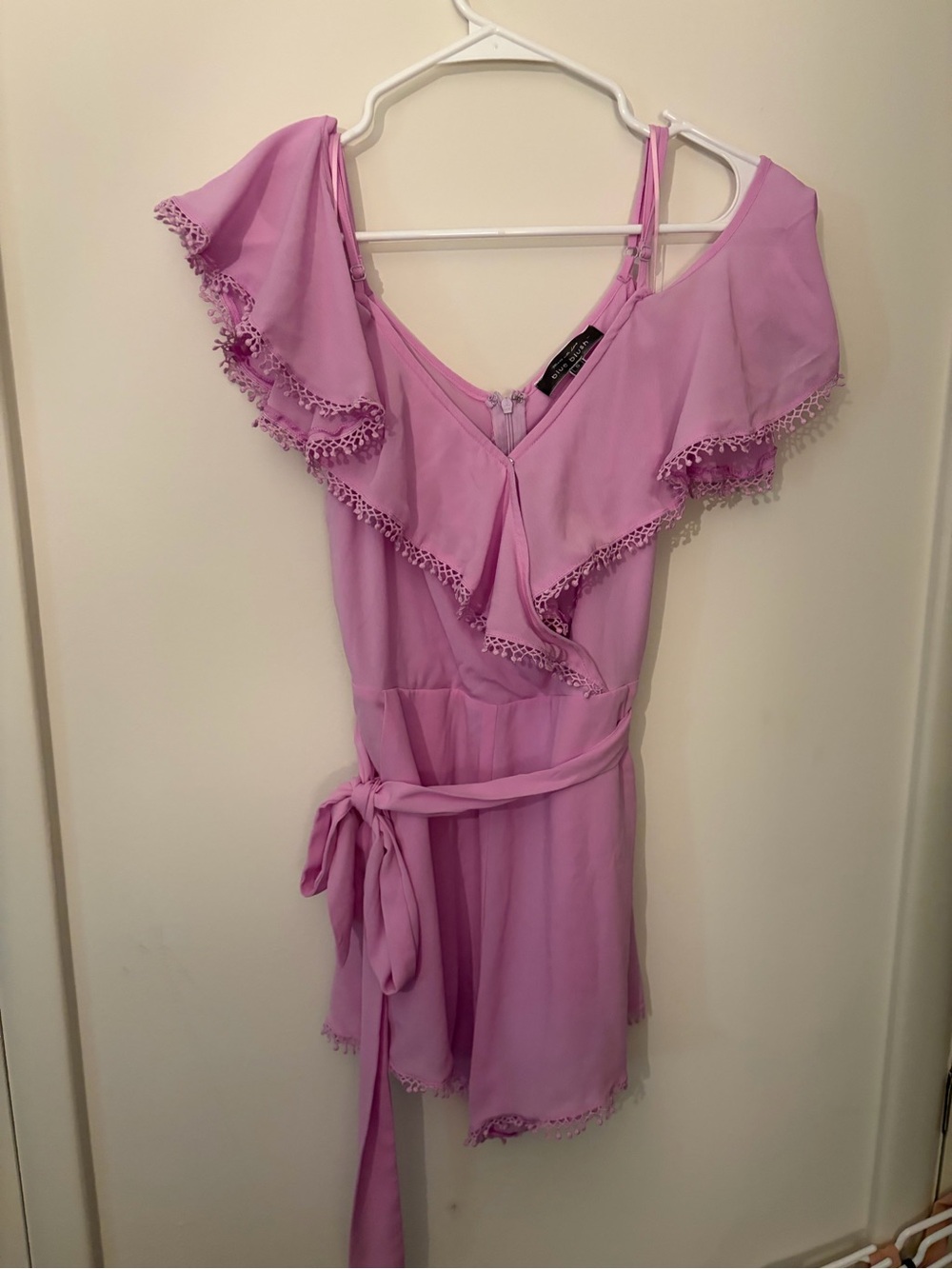 Blue Blush Silk Romper